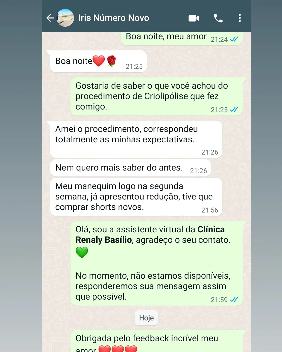 Depoimento de Cliente 3